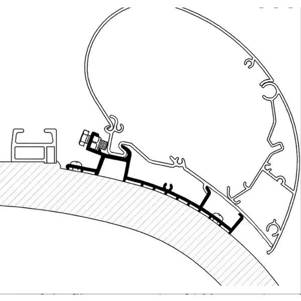 Thule Adapter Carthago Chic, Länge 5,5 M 1 Thule Adapter Carthago Chic, Länge 5,5 M