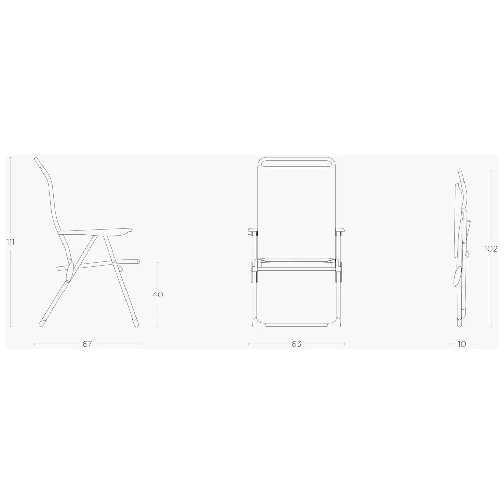 Campingstuhl Lafuma Alu Low, Seigle II 2 Campingstuhl Lafuma Alu Low, Seigle II – Bild 2