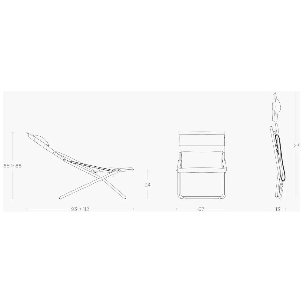 Premium-Liegestuhl Lafuma Transabed, Seigle II 2 Premium-Liegestuhl Lafuma Transabed, Seigle II – Bild 2