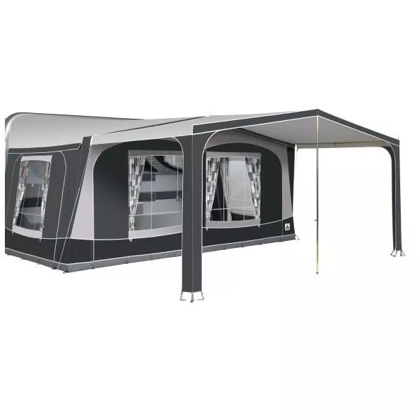 Vorzelt-Sonnendach Dorema Palma, Grösse 14, Anthrazit / Grau 1 Vorzelt-Sonnendach Dorema Palma, Grösse 14, Anthrazit / Grau